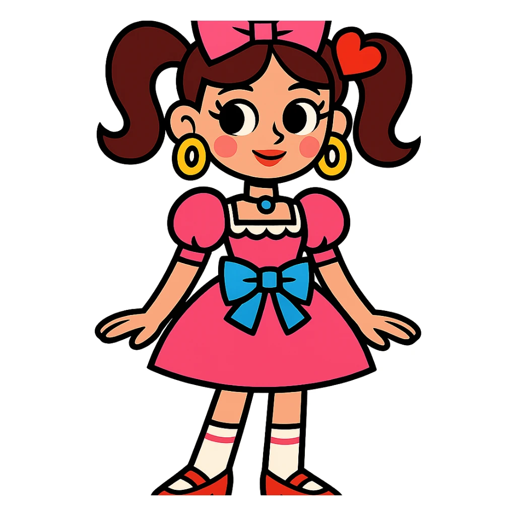 coquette girl sticker