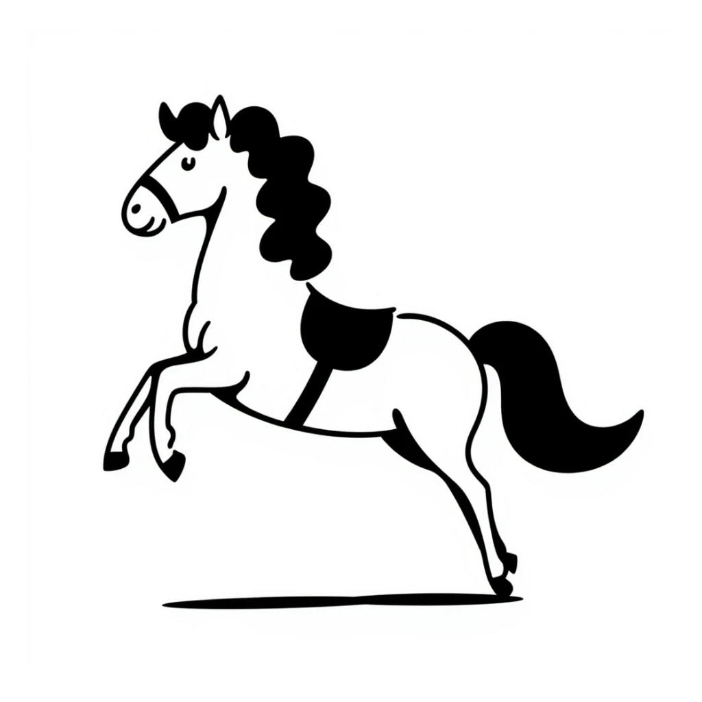Horse sticker