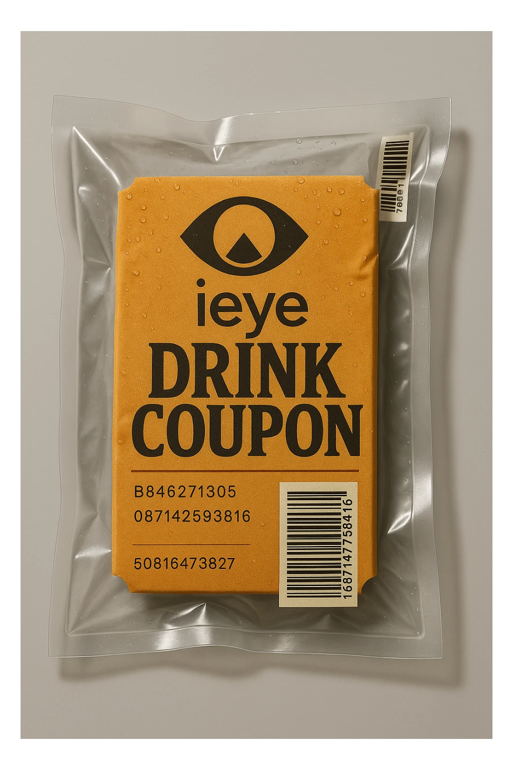 Add the logotype to the coupon. Keep the background. Make it look like a coupon. sticker