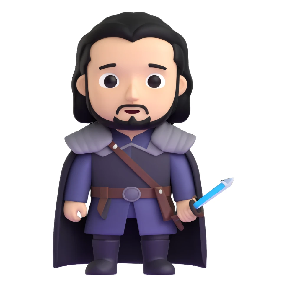 Jon Snow from Game of Thrones sticker