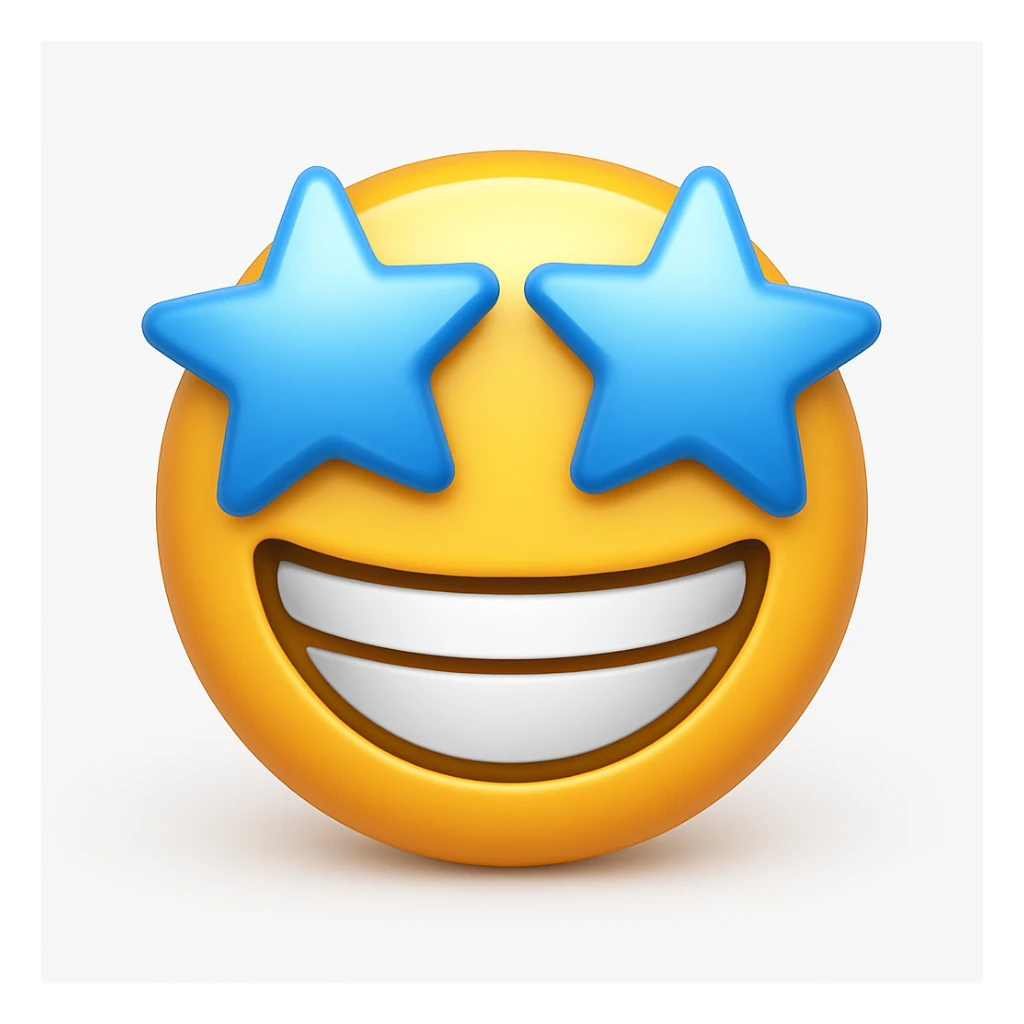 Convert the uploaded image into a 3D Apple-style emoji — preserve the key shapes, colors, and overall composition of the original image. Simplify the forms into clean, rounded cartoon-style elements while keeping the subject recognizable. Apply glossy textures, soft lighting, smooth shading, and render everything in Apple emoji style on a clean white background

 sticker