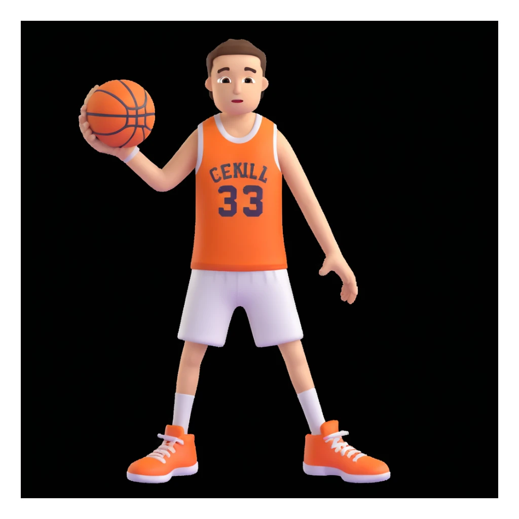 With basketball t shirt sticker