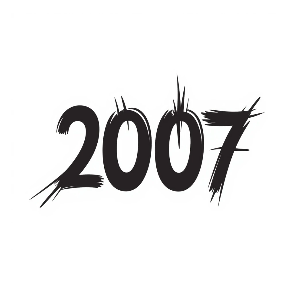 cyberpunk 2077 logo with glitch effect in tech font, black doodle style sticker