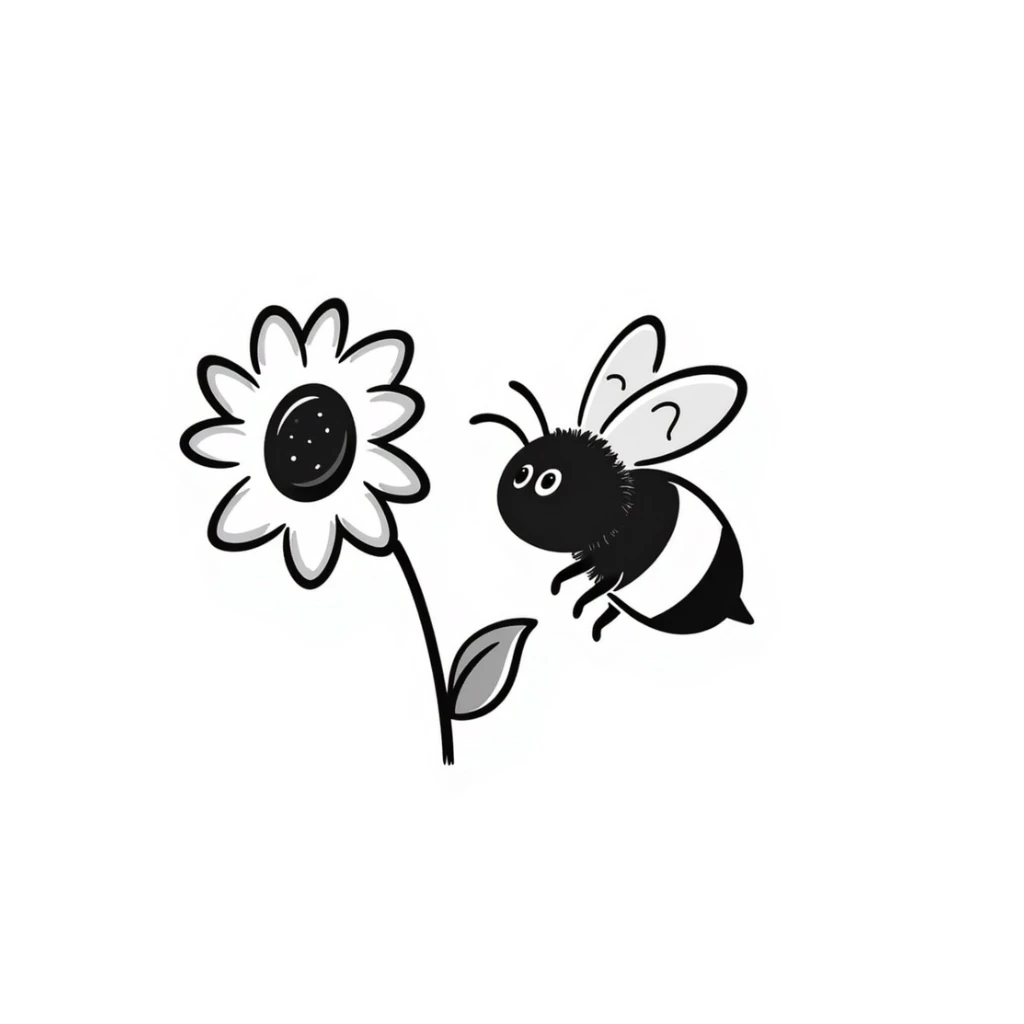 A bumblebee sticker