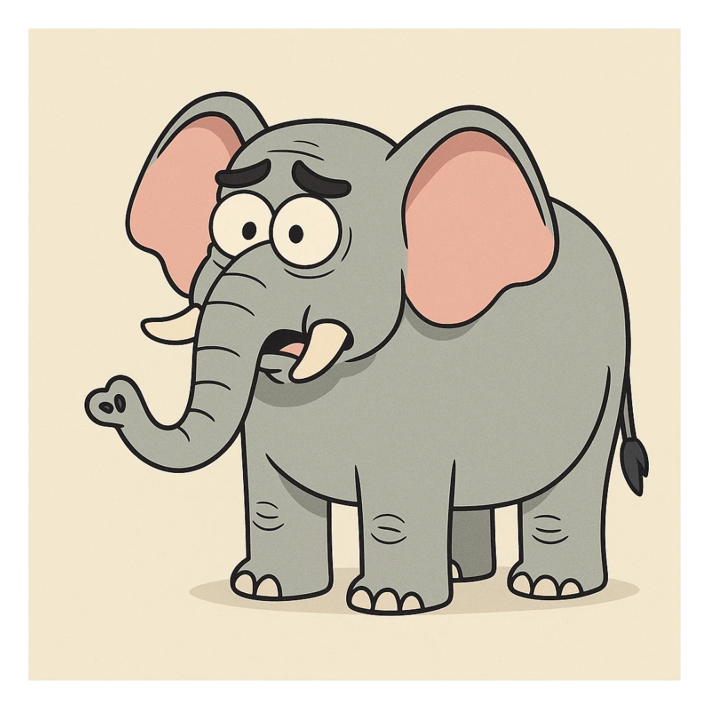 Elephant sticker