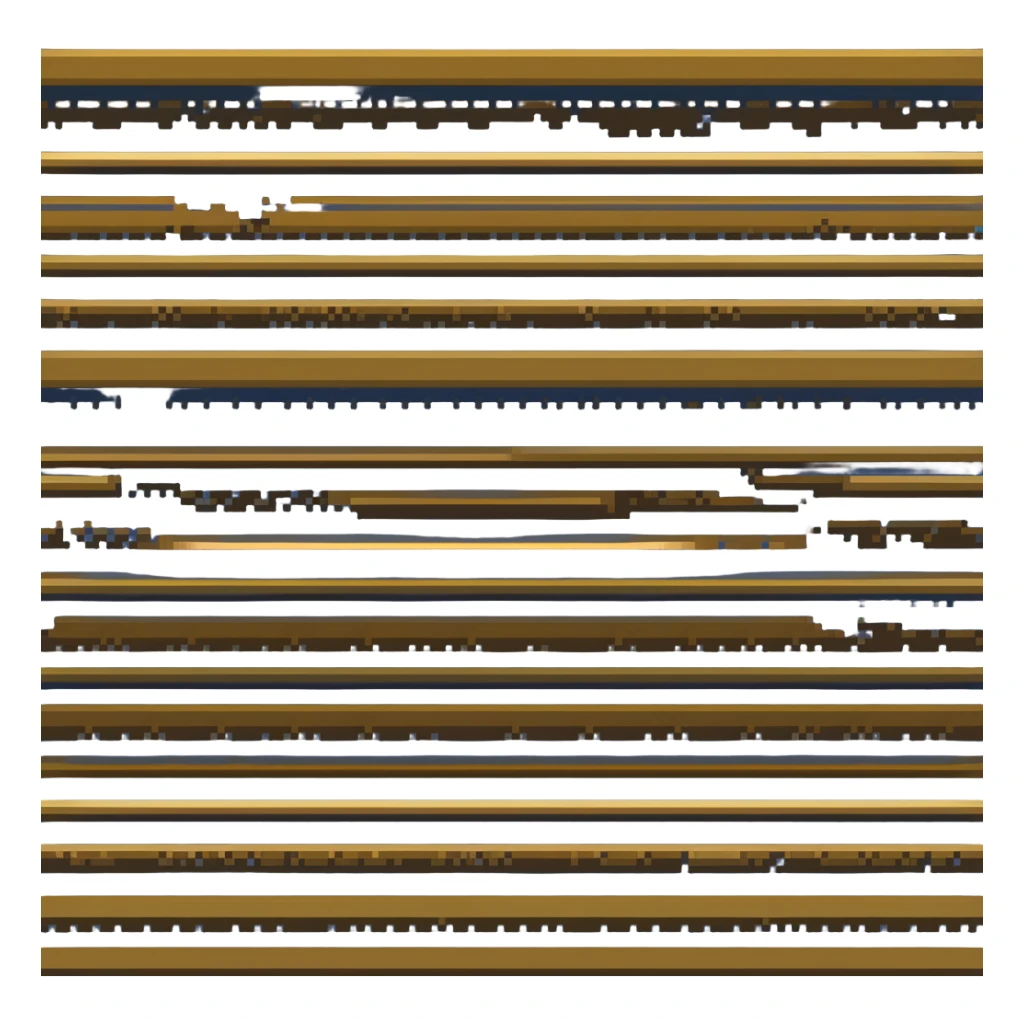 brass casing from Create mod, Minecraft pixel art style, golden-brown metallic texture sticker