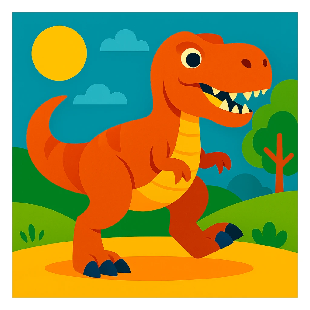 Tyrannosaurus rex sticker