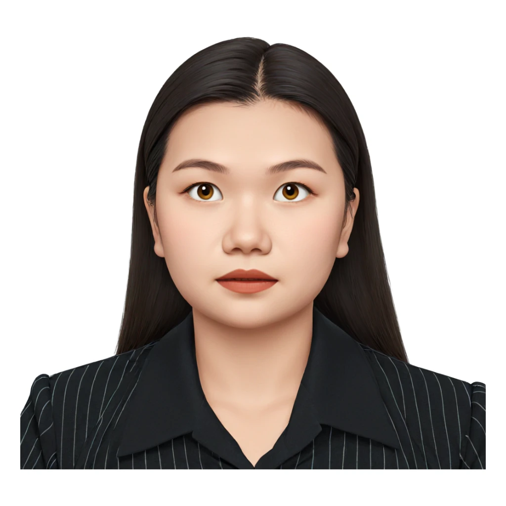 portrait of a girl sticker