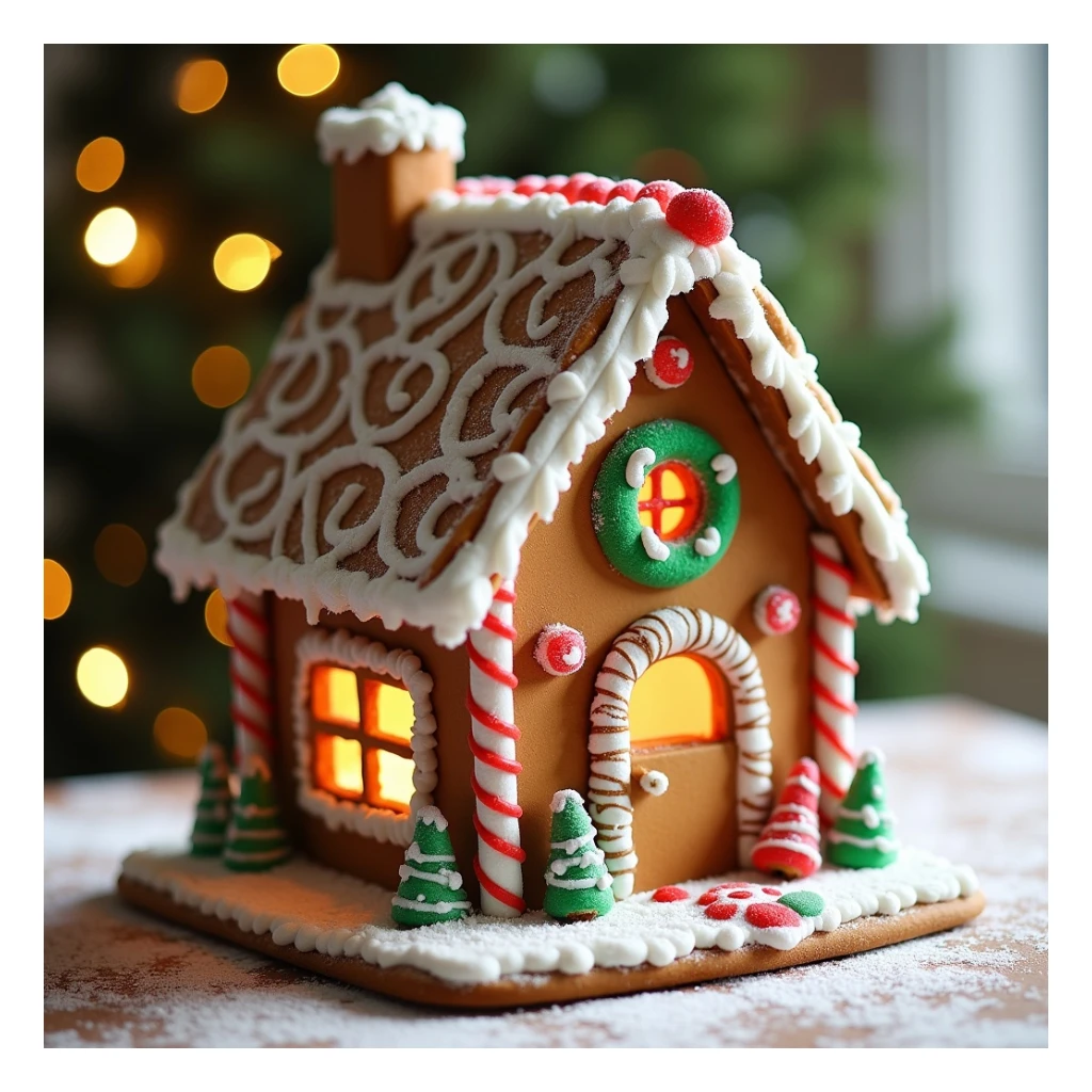 gingerbread house sticker