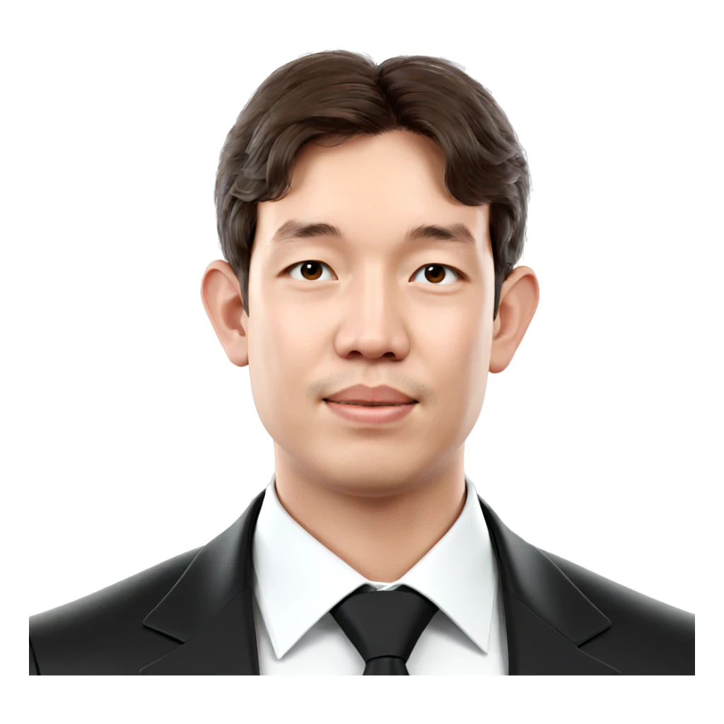 formal portrait of a young man sticker