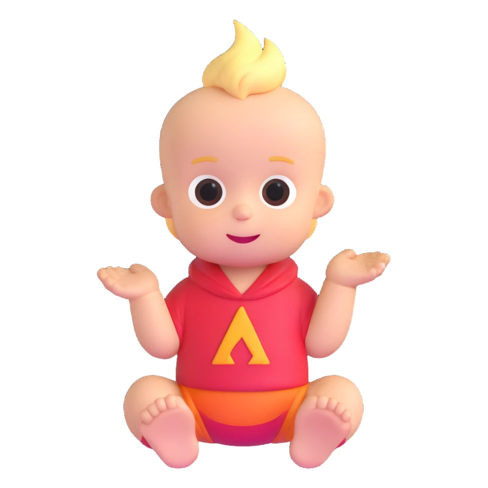 baby Jack Jack from The Incredibles sticker