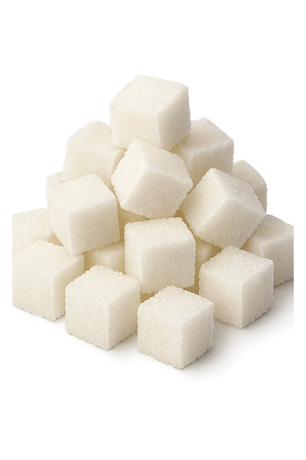 monagna di zollette di zucchero, iperrealistico 4k sticker