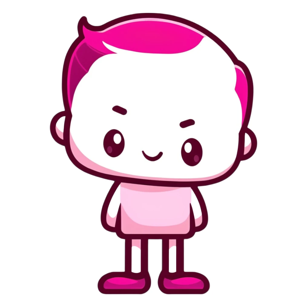 human silhouette, transparent glass with bright pink gradient from #FF335F to #FF99AA, shadows and highlights, minimalistic sticker