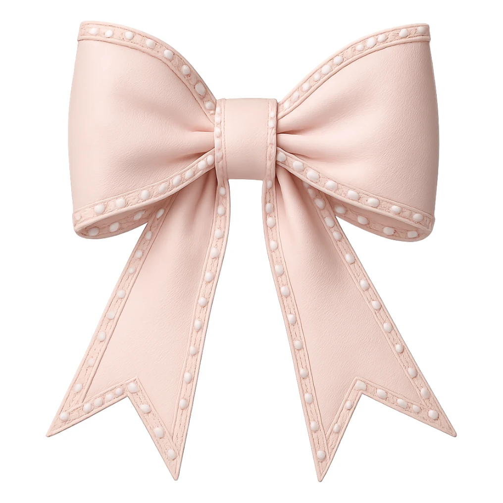 Make the gothic bow pastel colored in a photorealistic style with a transparent background. sticker