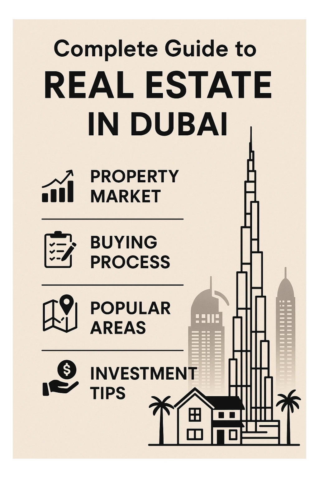Complete guide to real estate in Dubai sticker