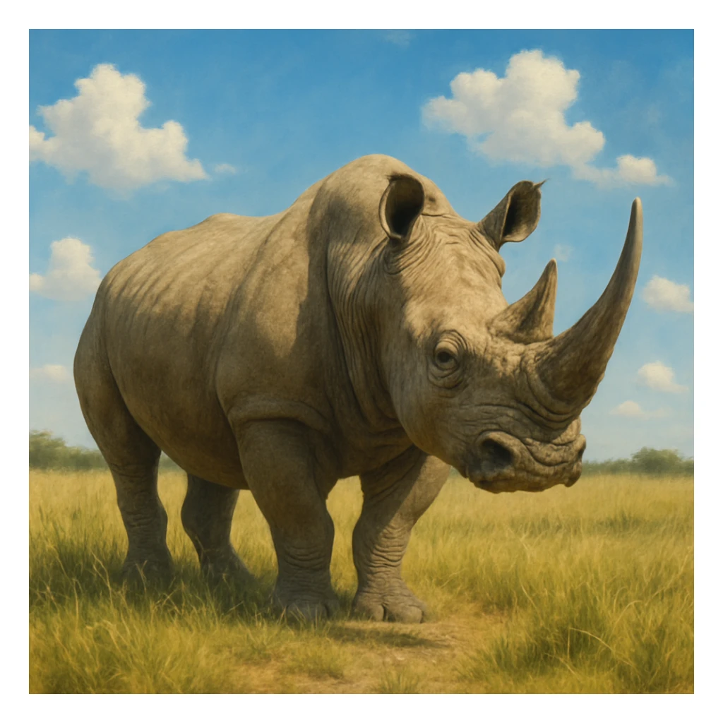 Rhino sticker