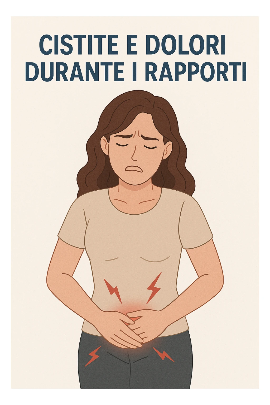 cistiti e dolori durante i rapporti. In italiano sticker