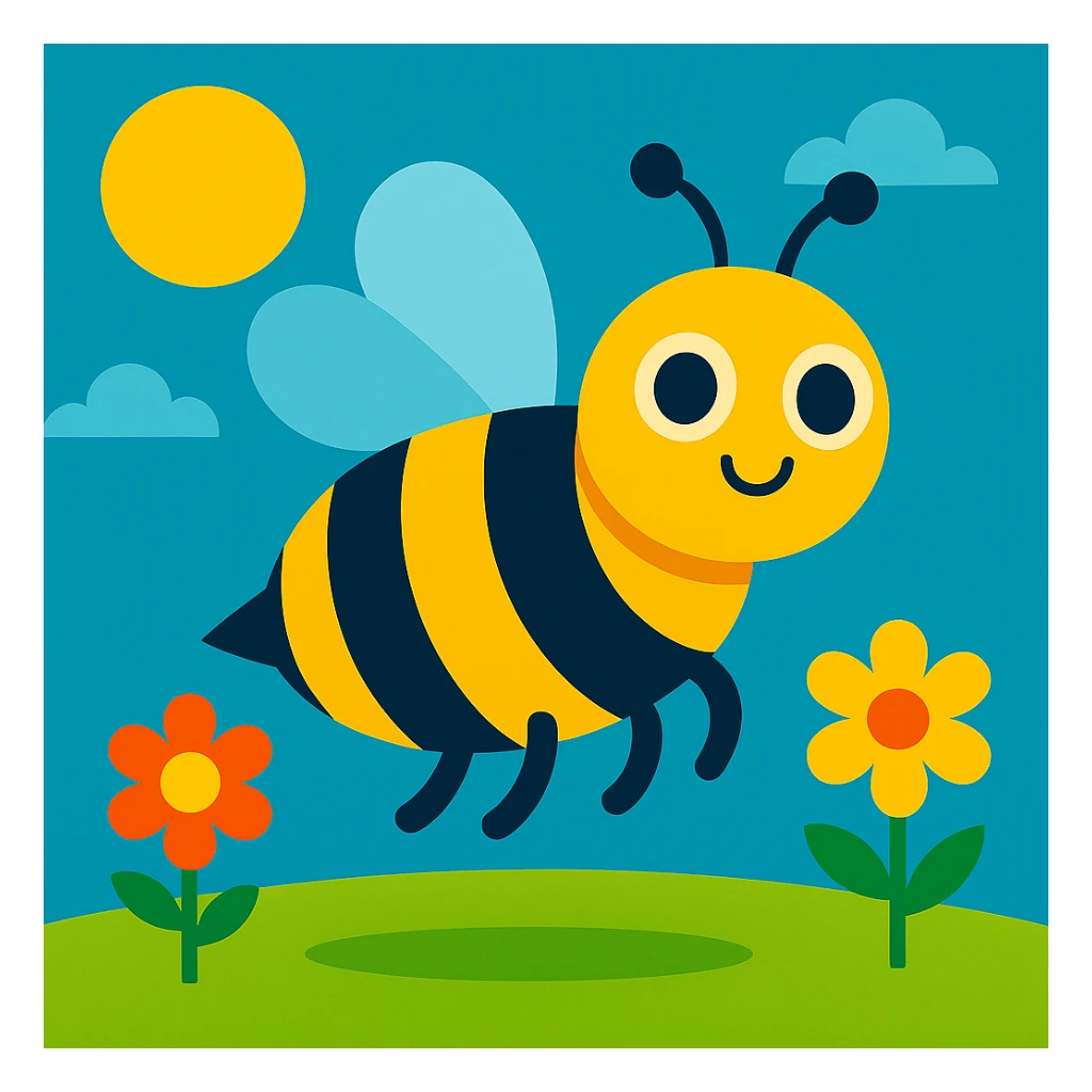 Bee sticker