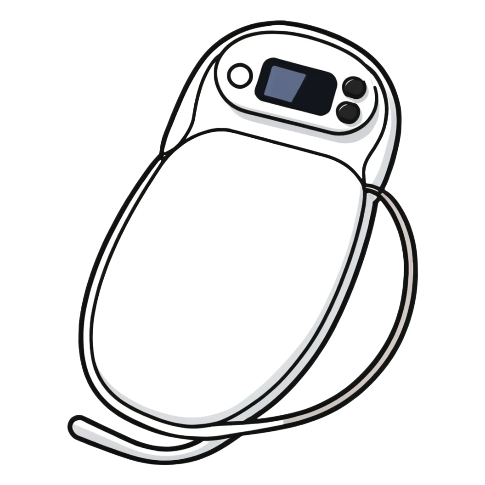 Thin rollable electronic stimulation pad for muscle rehabilitation after orthopedic surgery sticker