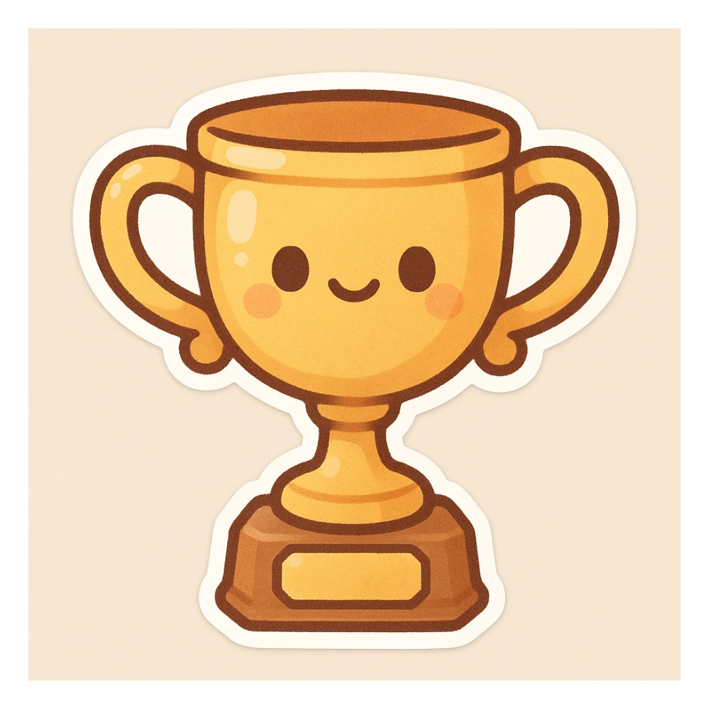 trophy sticker