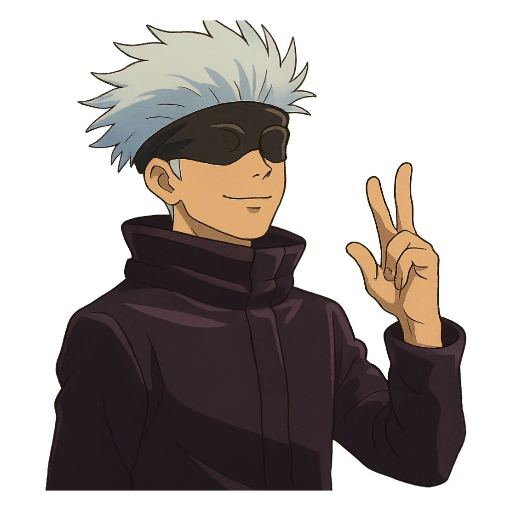 Gojo Satoru from Jujutsu Kaisen sticker