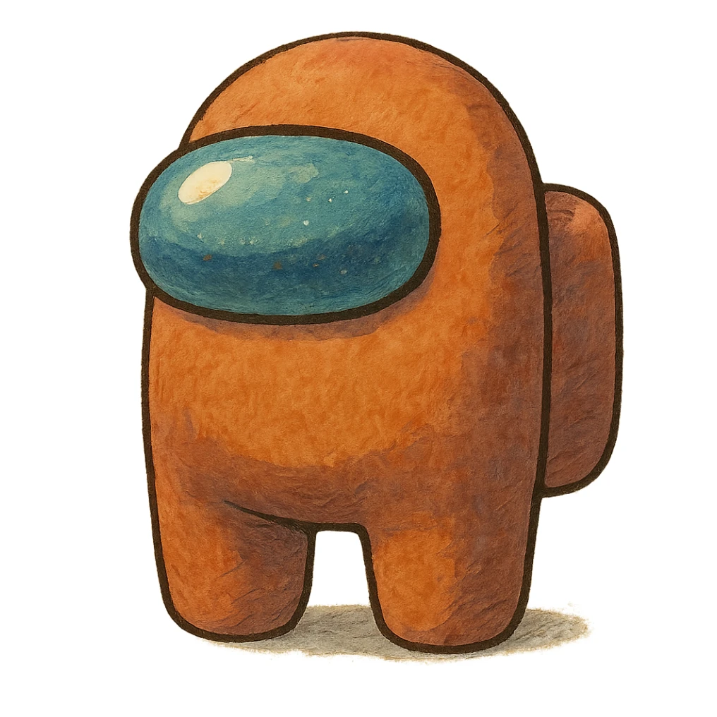 Among Us crewmate sticker