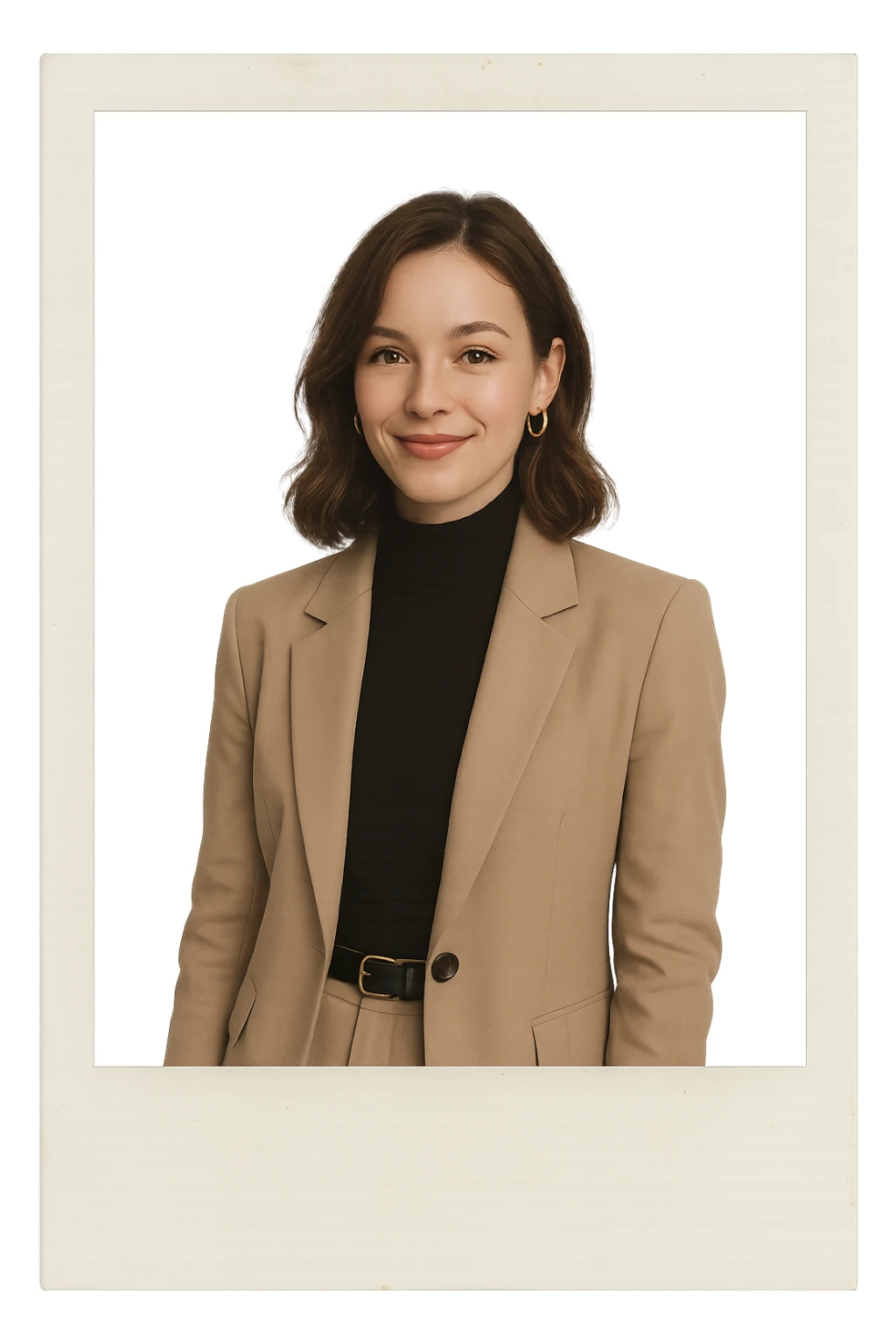 foto polaroid di una donna sticker