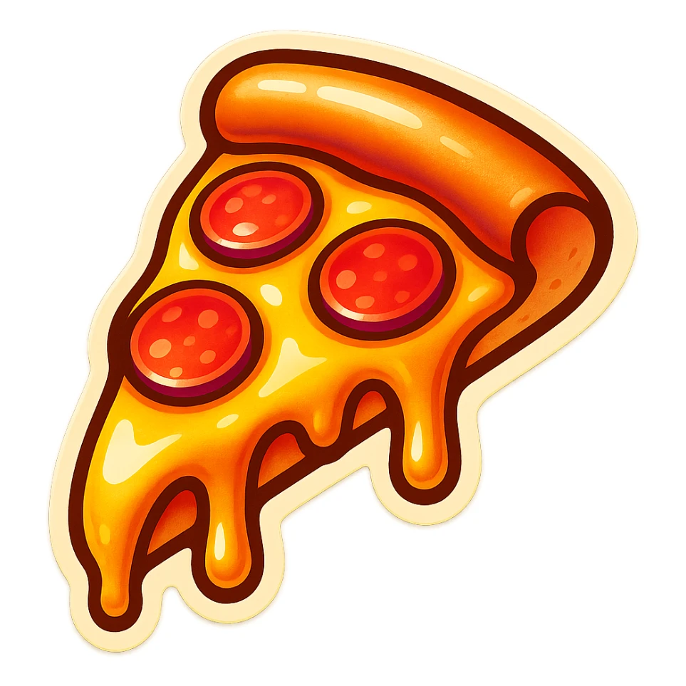 slice of pizza sticker