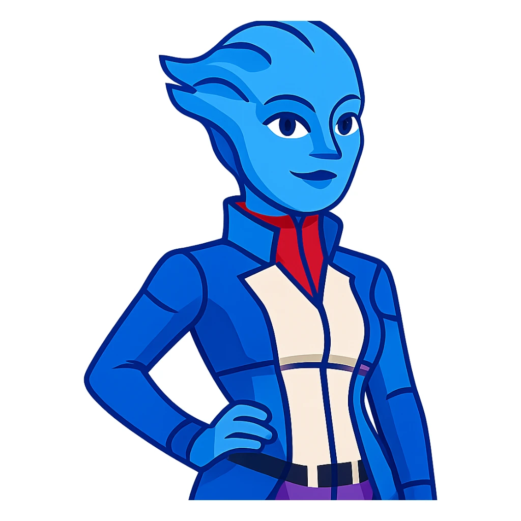 Liara T'Soni from Mass Effect sticker