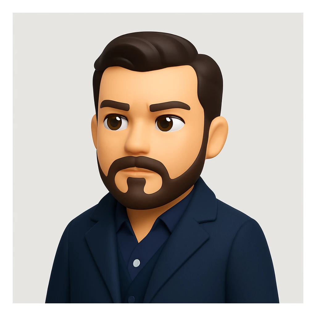 A 3D Apple-style emoji version of the uploaded image, preserving its colors, shapes, textures, and overall design, simplified into emoji form while keeping key details recognizable. Smooth glossy finish, soft shadows, high-quality render, minimal background. sticker