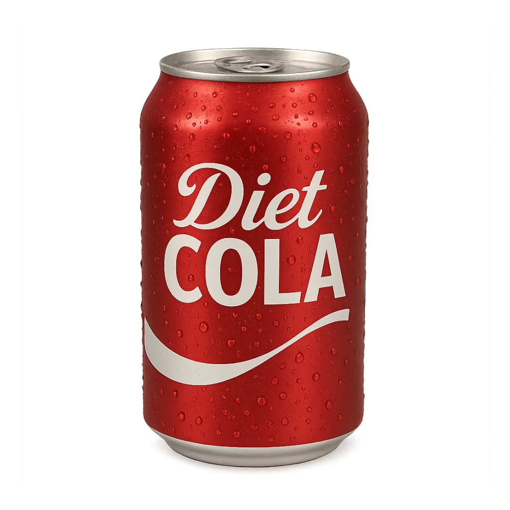 diet cola sticker