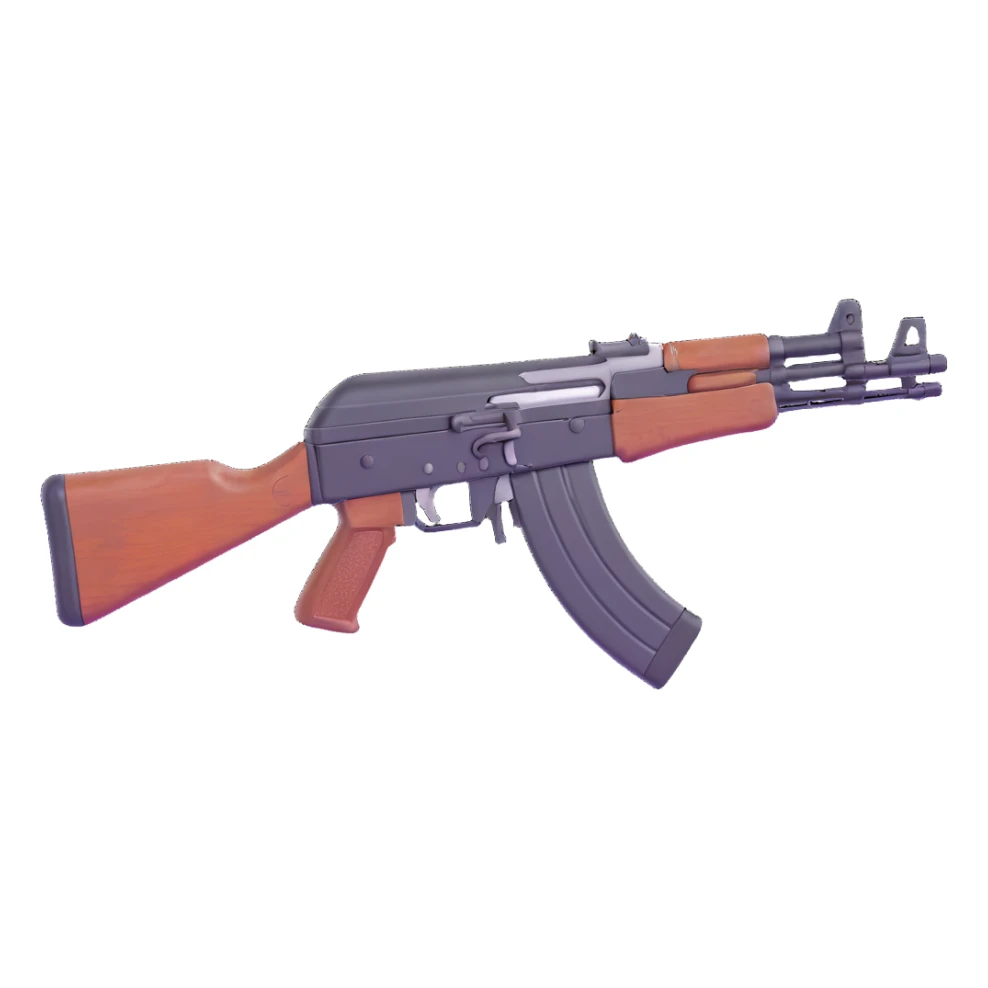 AK-47 assault rifle sticker