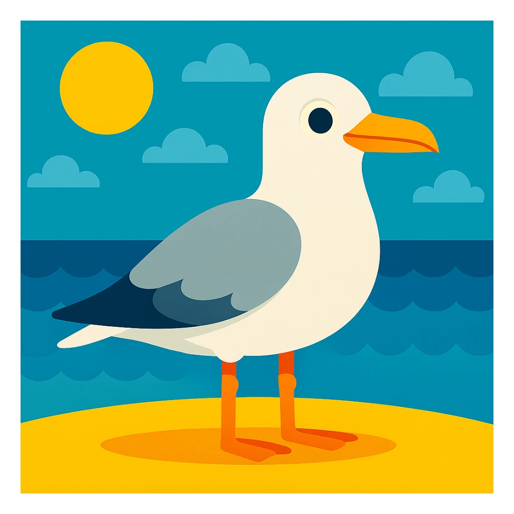 Seagull sticker