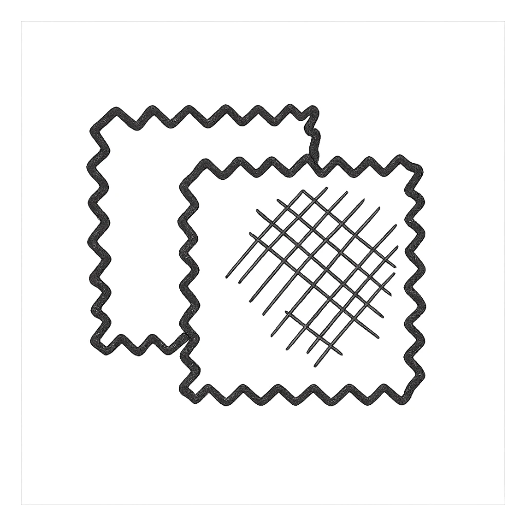 matching material fabric sticker