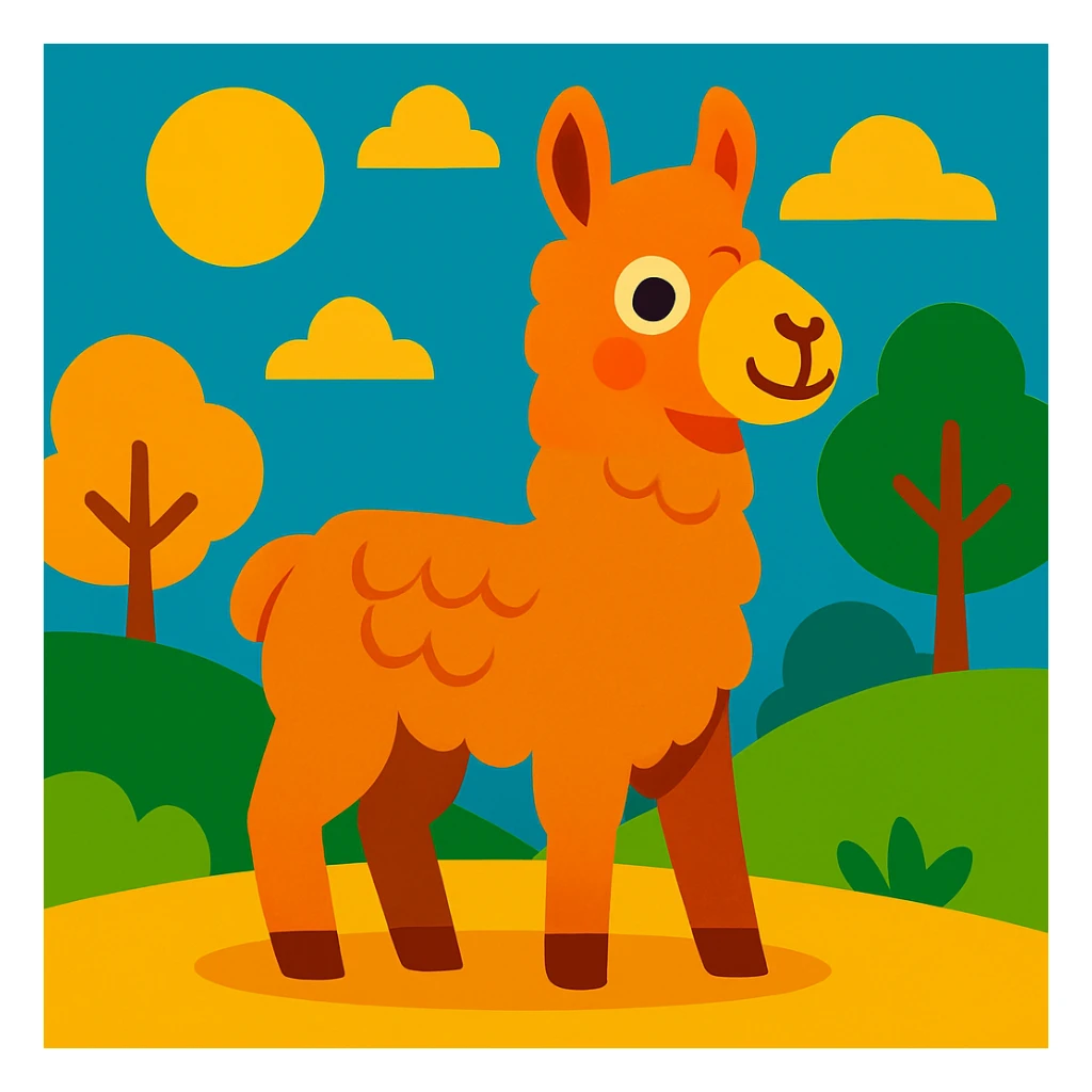 Lama sticker