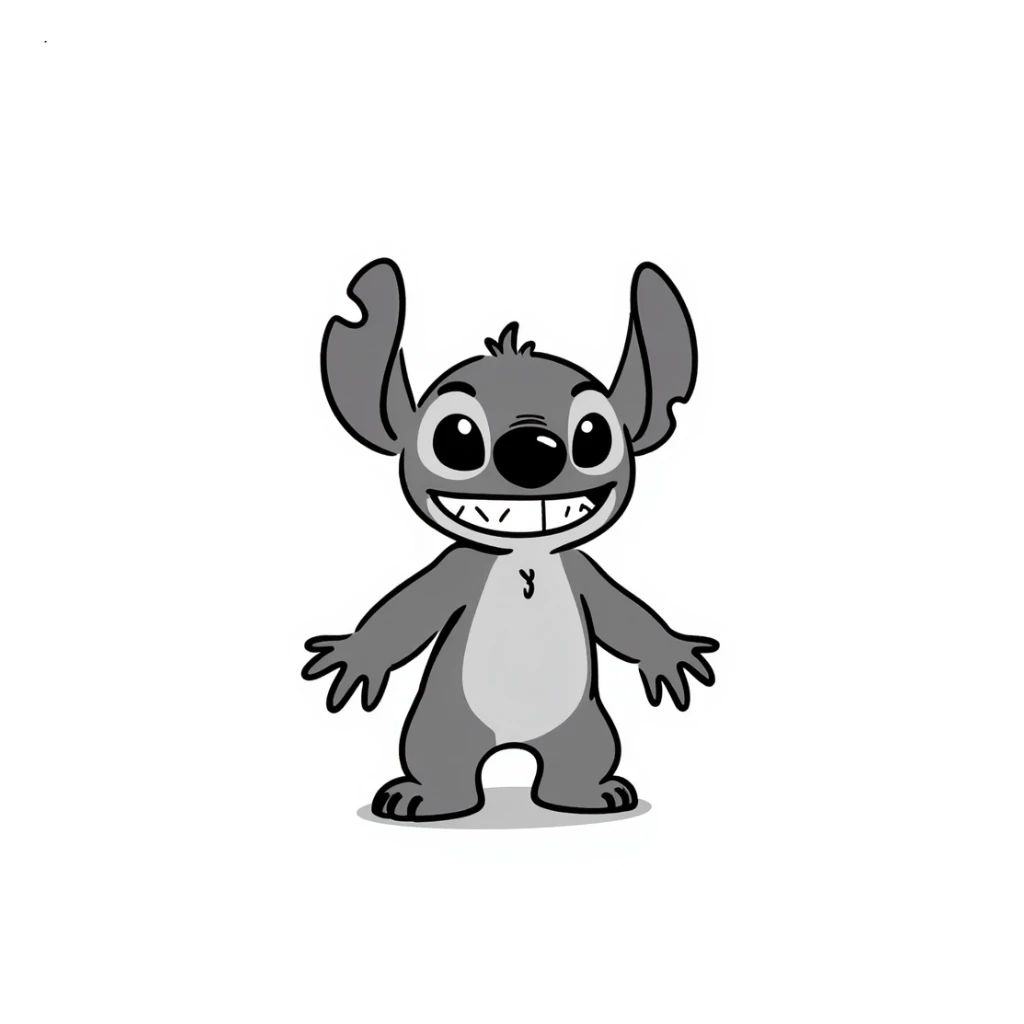 stitch from lilo & stitch sticker