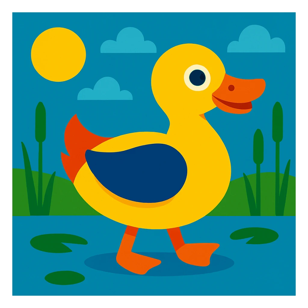 Duck sticker