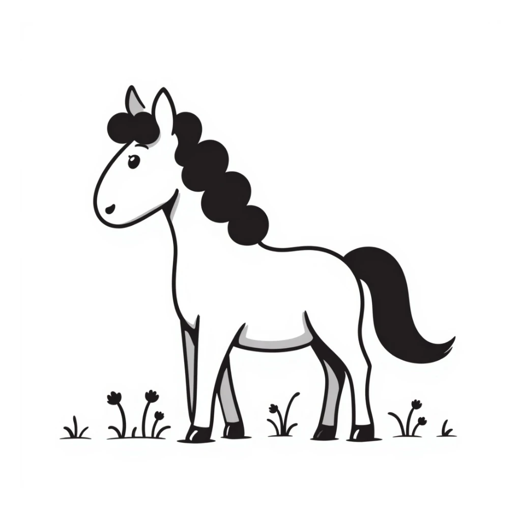 Horse sticker