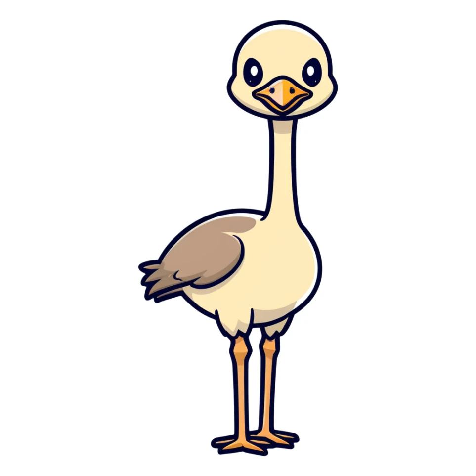 Ostrich Emoji sticker