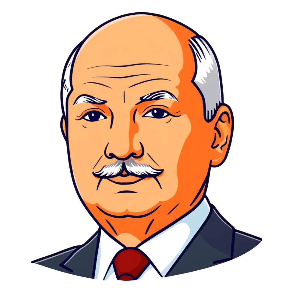Alexander Lukashenko President of Belarus sticker