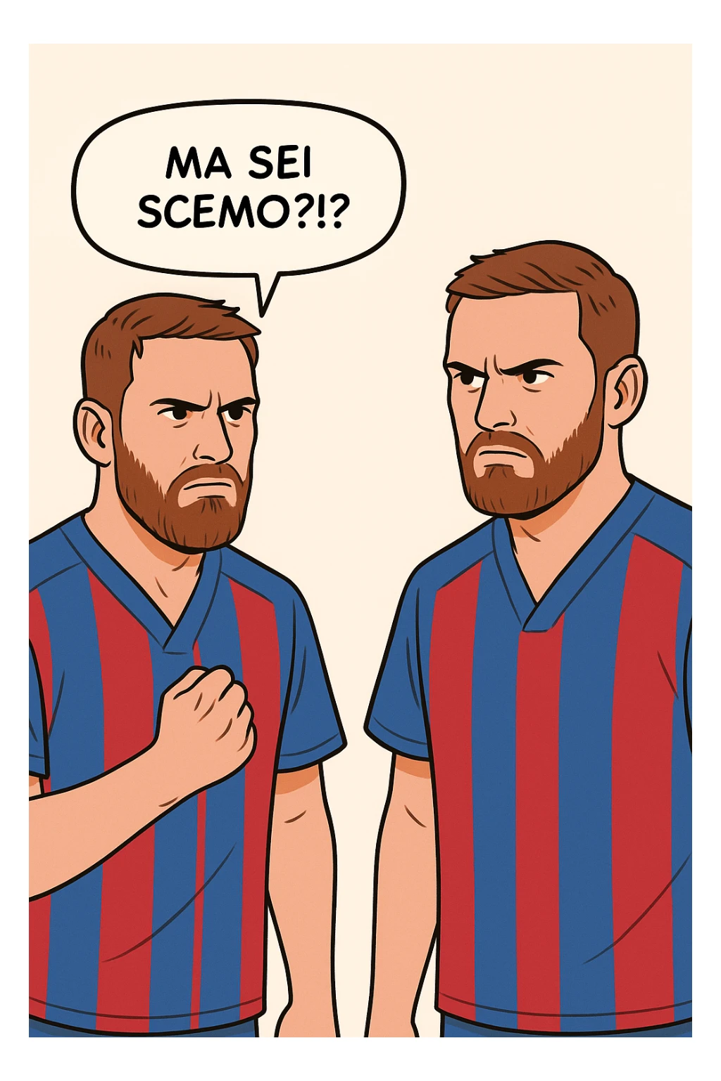 Dottore con la stessa faccia e camicie, dice "Ma sei scemo?!?" sticker