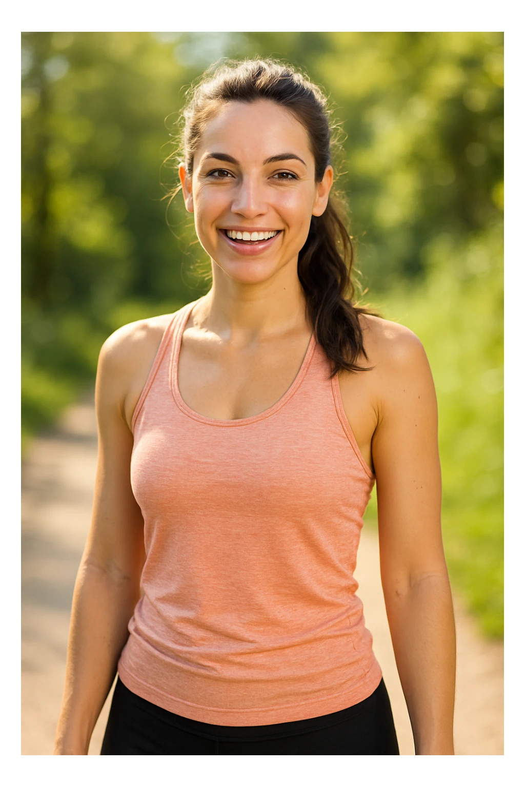 donna con equilibrio ormonale e metabolico immagine realistica sticker