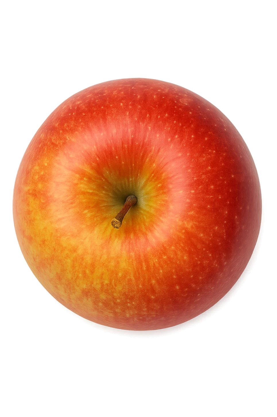 mela vista dall'alto sticker