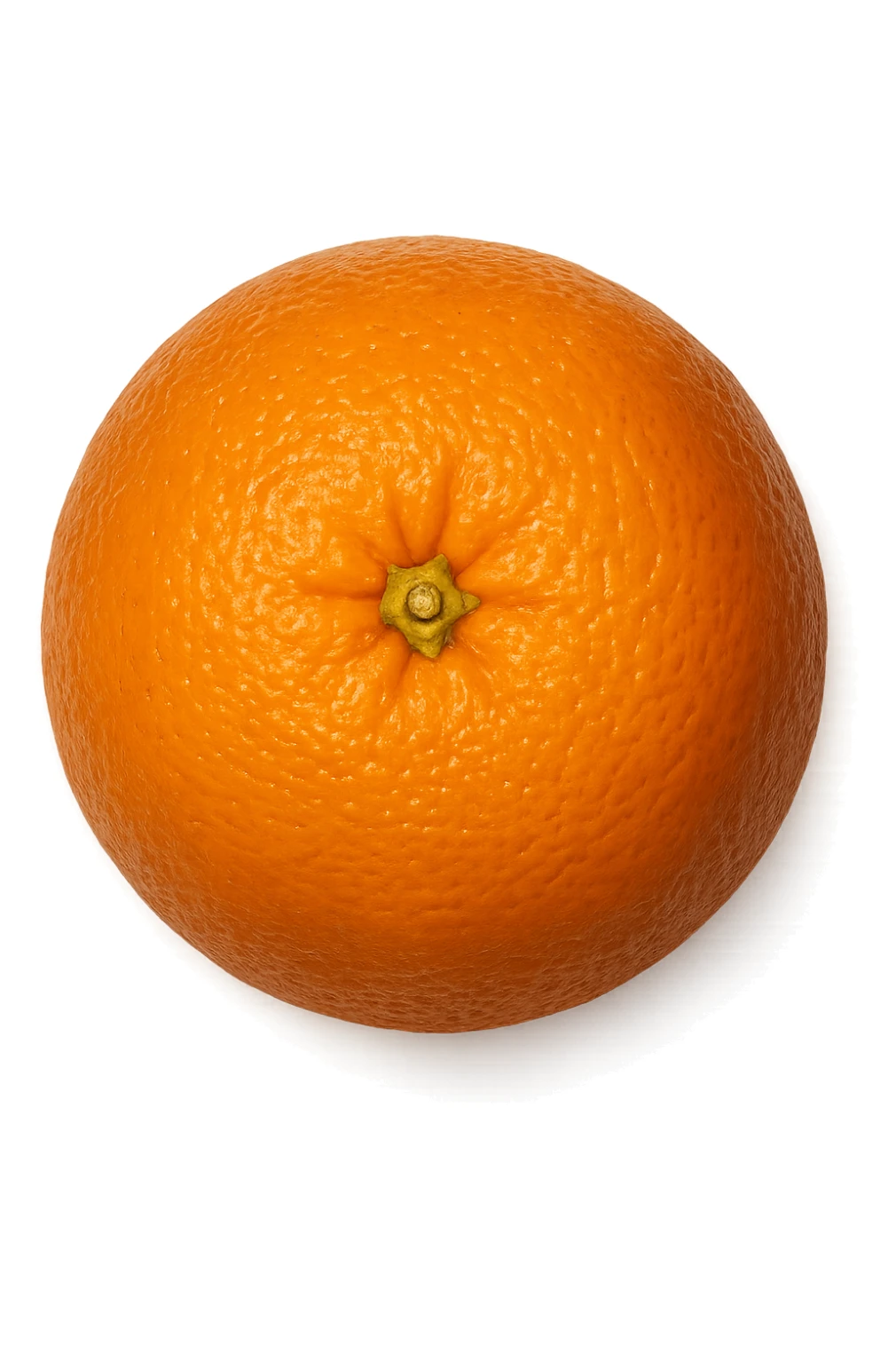 arancia vista dall'alto, iperrealistiche 4k sticker