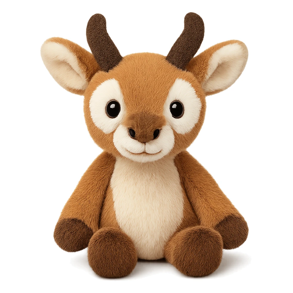 cute pronghorn antelope jellycat stuffed plushie sticker