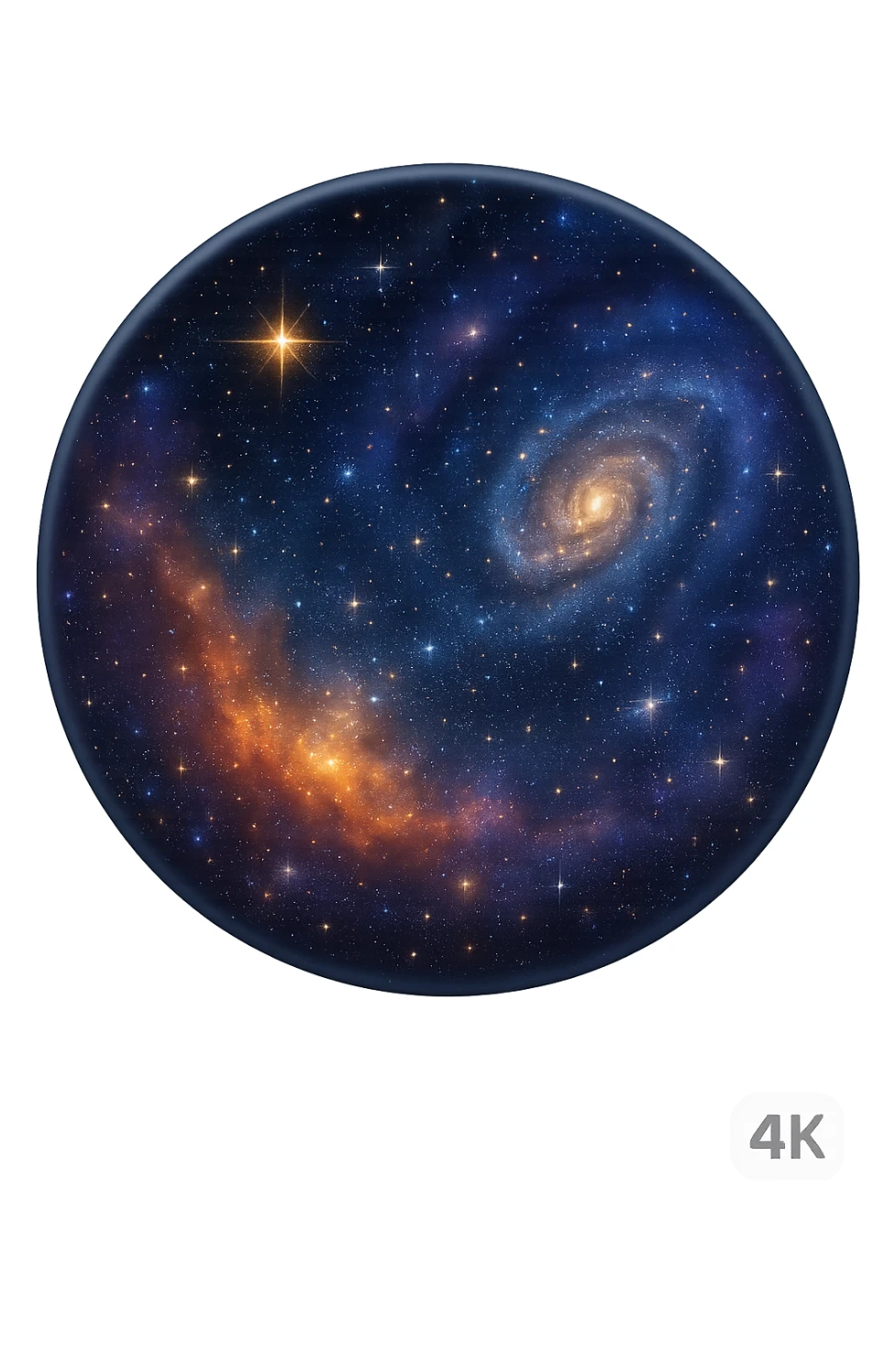 emoji stile iphone di universo, iperrealistica 4k sticker