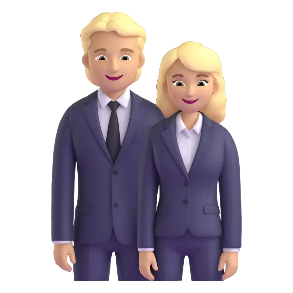 Oleg Tinkov, smiling, blond hair, wearing a business suit sticker