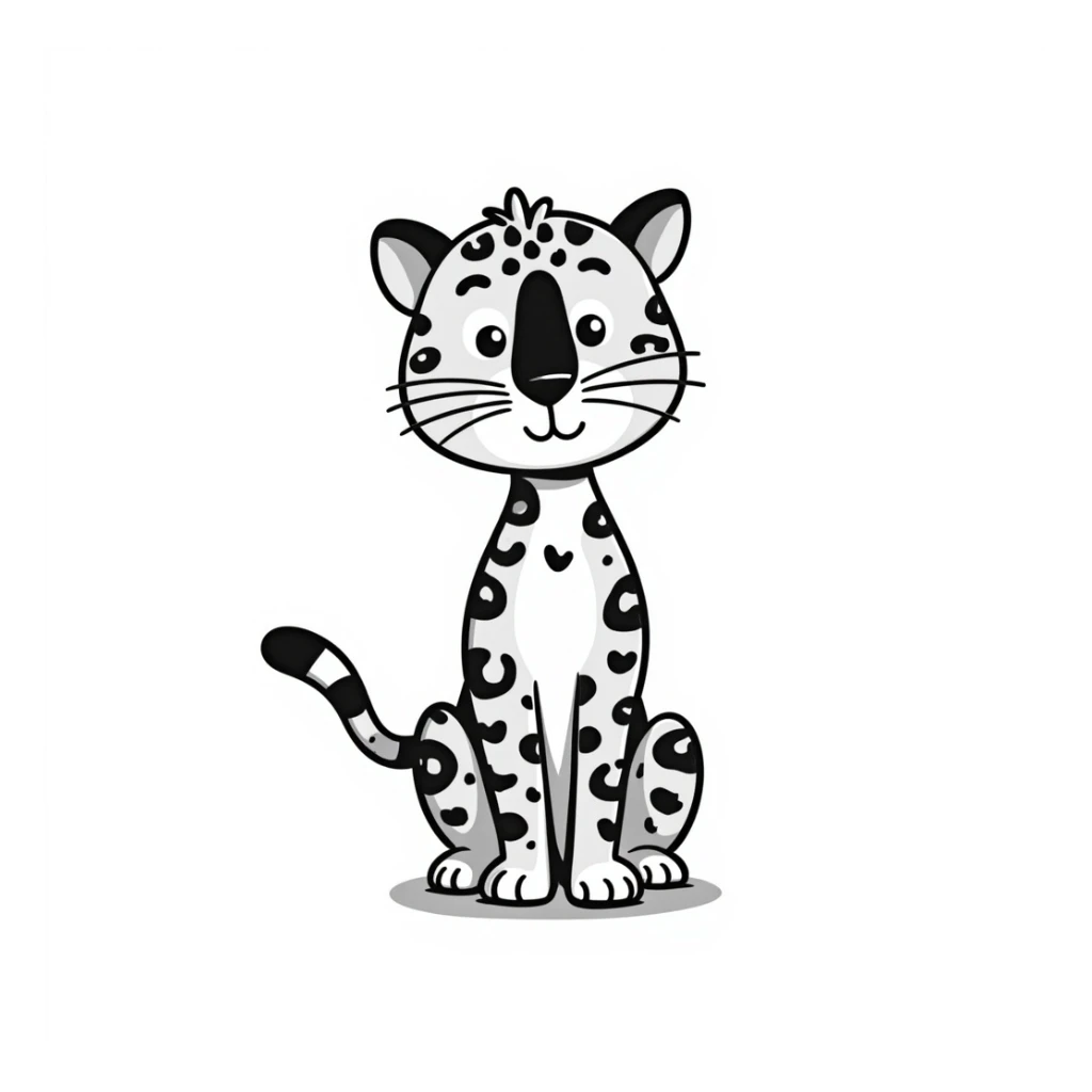 Leopard sticker