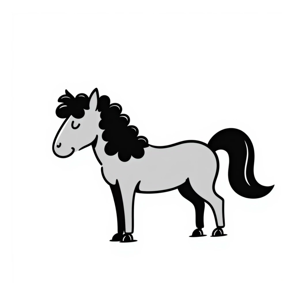 Horse sticker