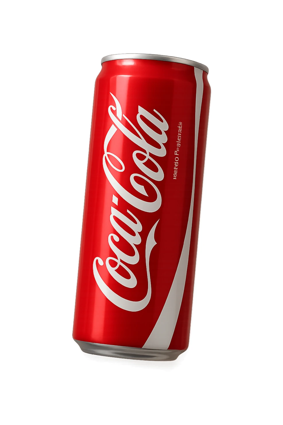 coca cola iperrealistica fluttua in aria sticker